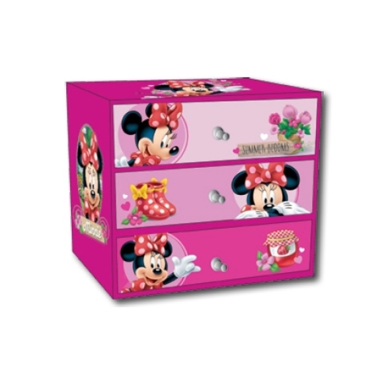 gone crazy Want switch Cutie bijuterii Disney Minnie cu 3 sertare