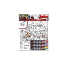 Puzzle de colorat Disney Avengers mare