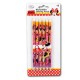 Creioane colorate Disney Minnie 6 set dublu ascutite